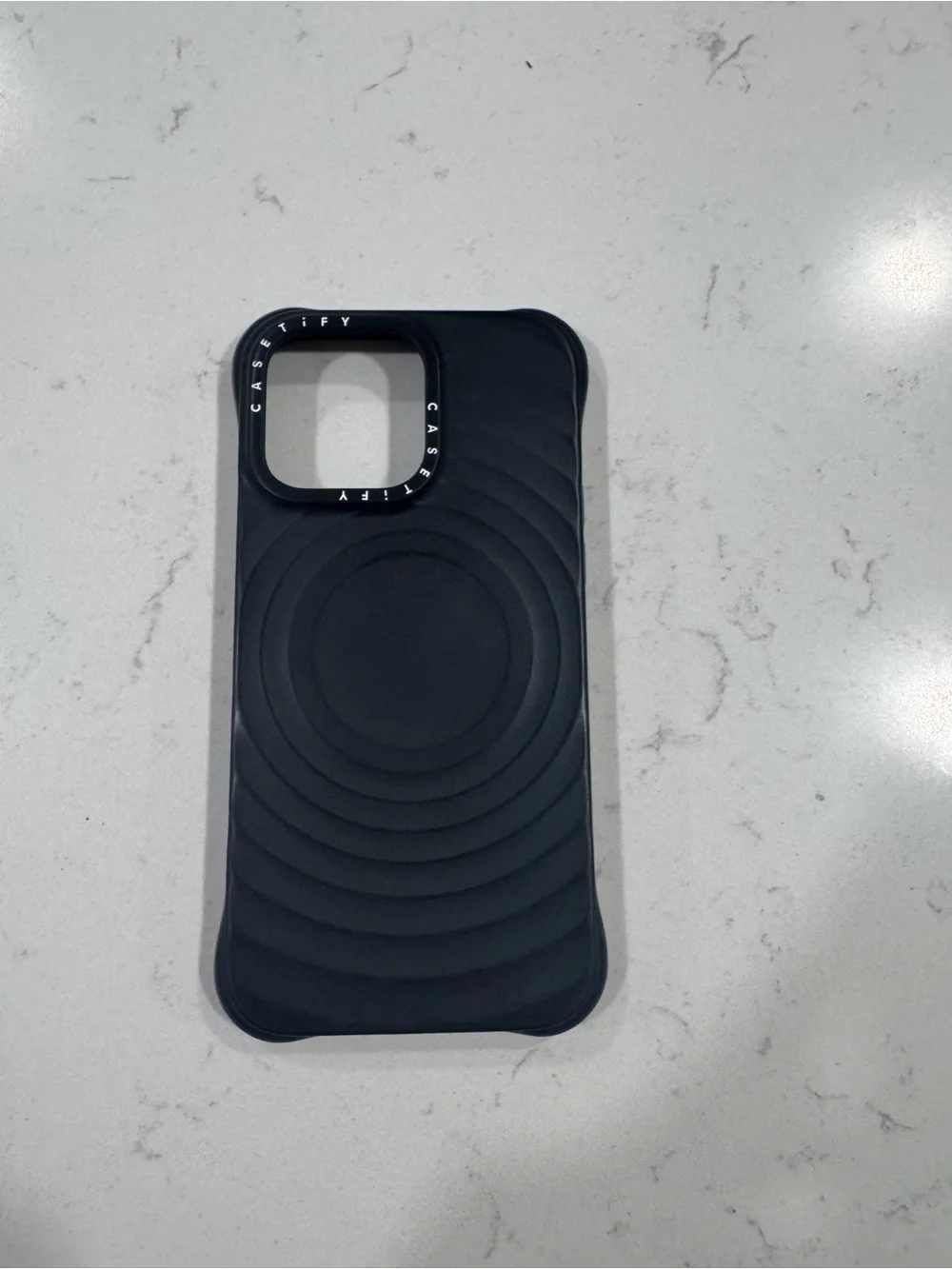 CASETiFY for iPhone 15 Pro Max Case - Ripple Compatible with MagSafe Black
